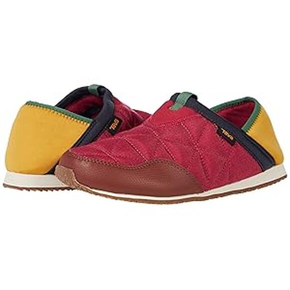 New Teva Toddler Kid's 10 ReEmber Moc Slip On Shoes Persian Red Brown - Picture 1 of 12